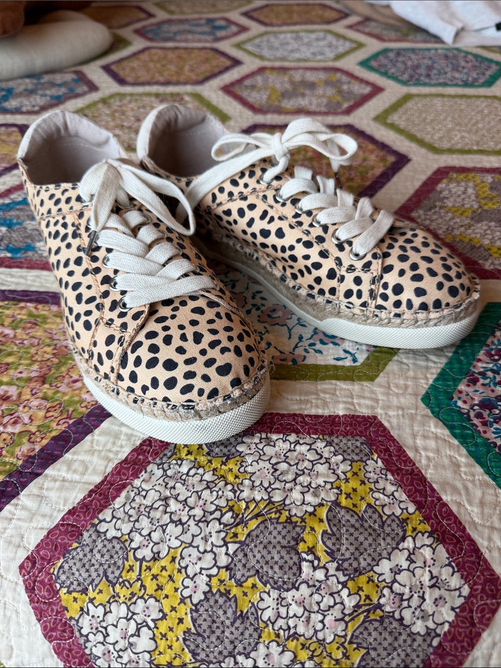 Dolce Vita Espadrille Sneakers Cheetah Leopard Print